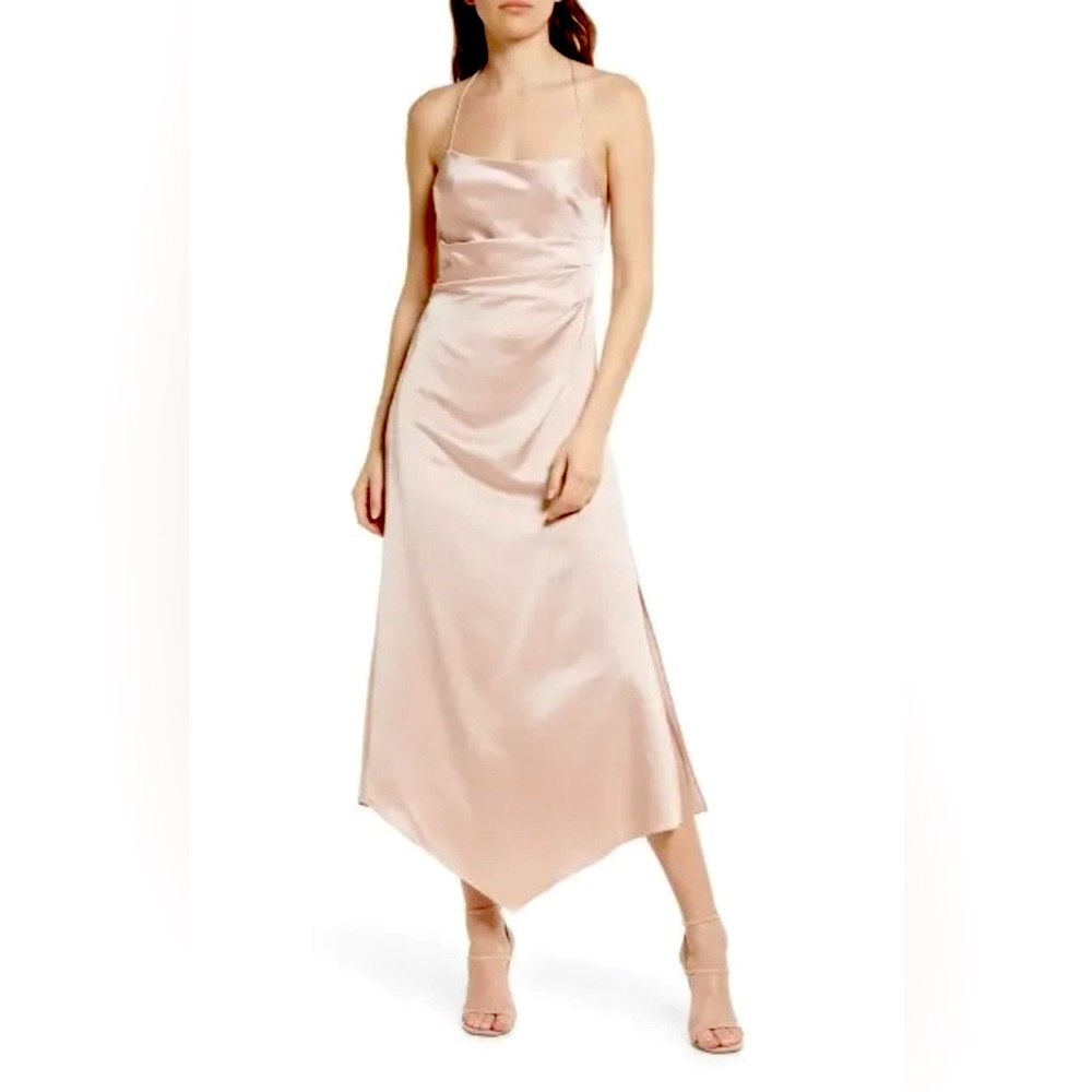 NWOT Significant Other Asymmetric Hem dress, Sz 8